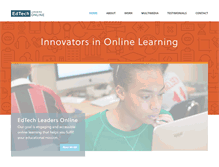 Tablet Screenshot of edtechleaders.org